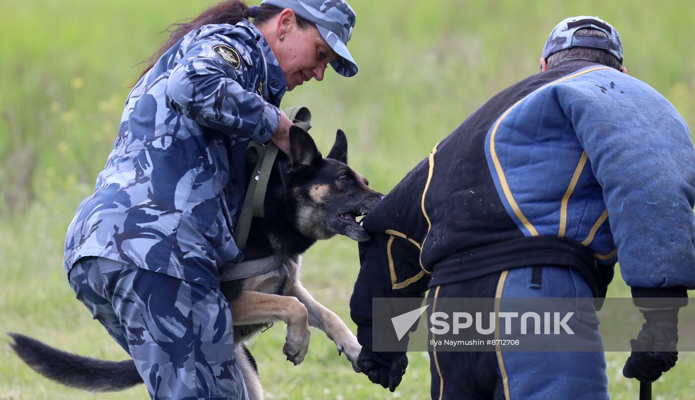 Russia Dog Handlers Competition