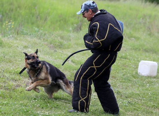 Russia Dog Handlers Competition