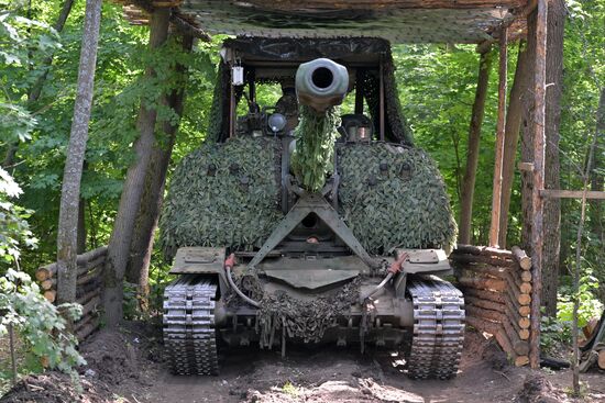 Russia Ukraine Military Operation Artillery Units