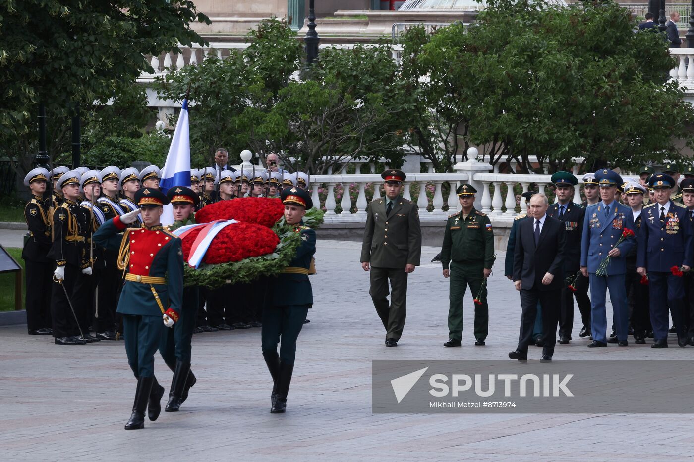 Russia Putin WWII Memory and Sorrow Day