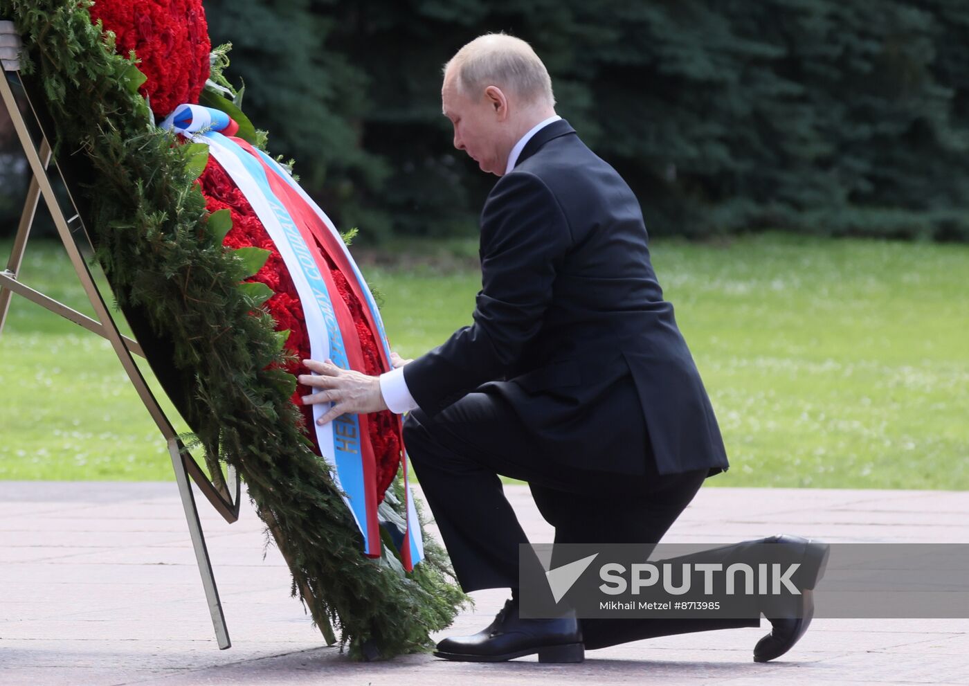 Russia Putin WWII Memory and Sorrow Day