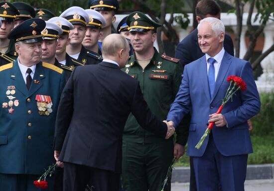 Russia Putin WWII Memory and Sorrow Day