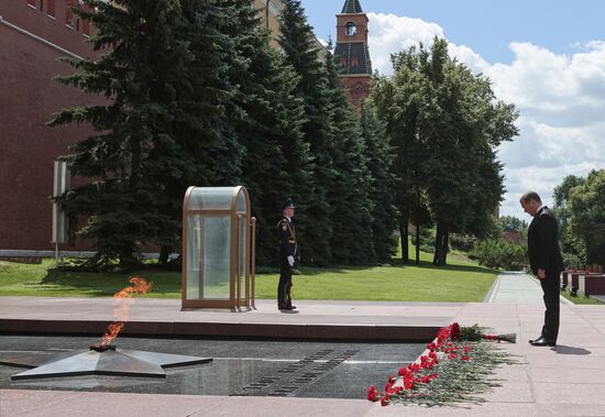 Russia Putin WWII Memory and Sorrow Day