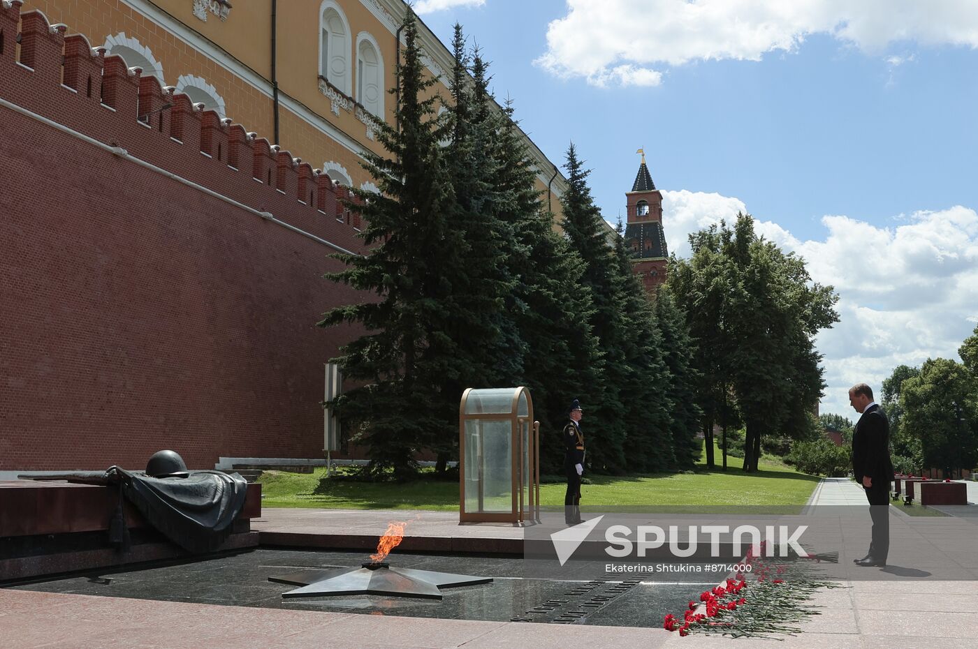 Russia Putin WWII Memory and Sorrow Day