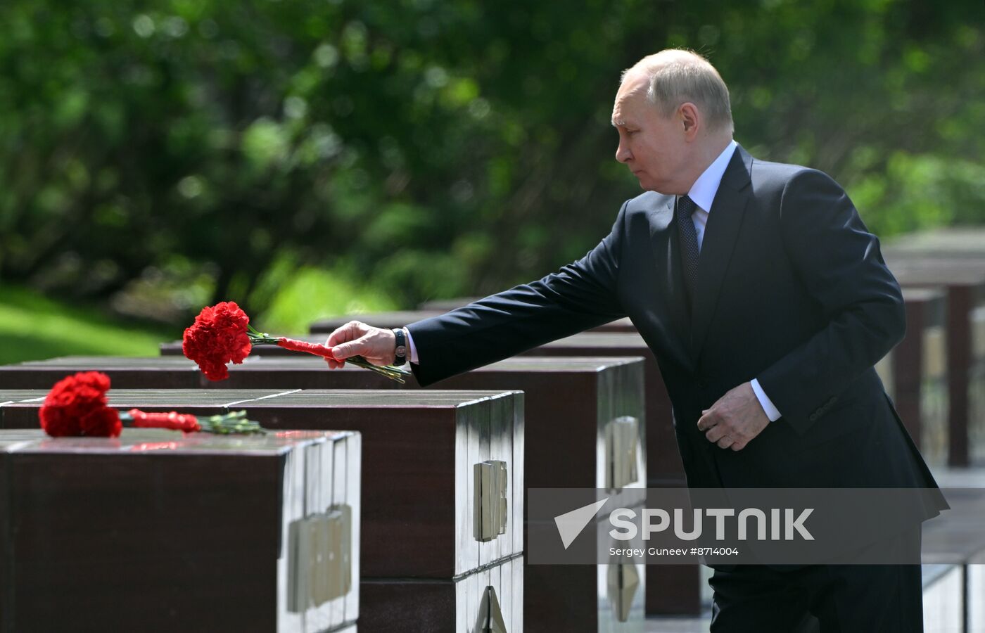 Russia Putin WWII Memory and Sorrow Day