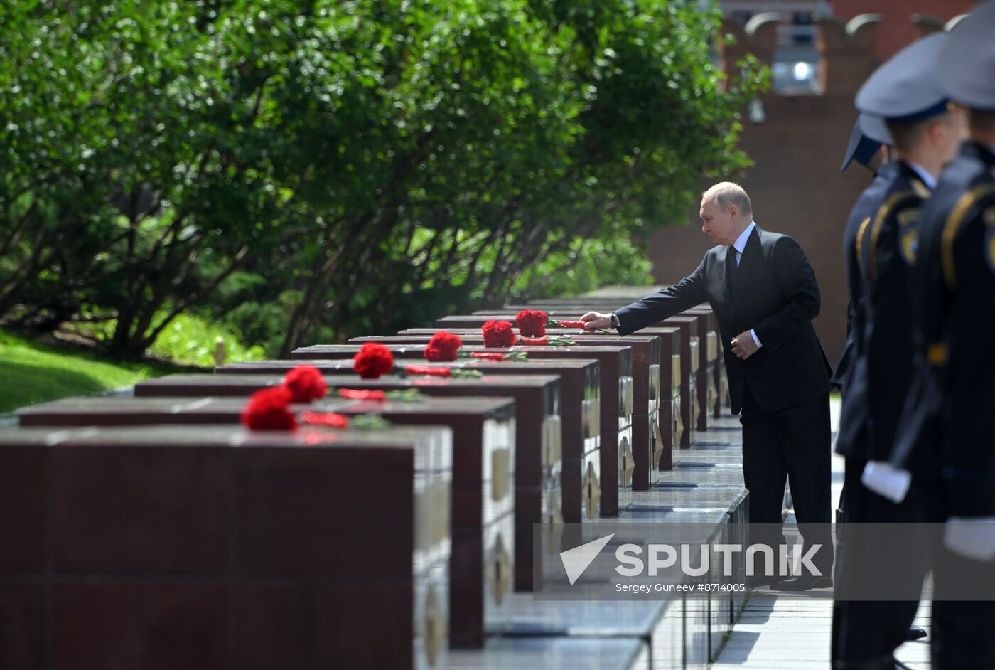 Russia Putin WWII Memory and Sorrow Day