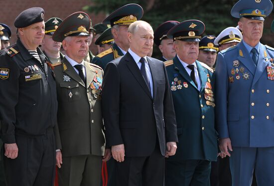 Russia Putin WWII Memory and Sorrow Day