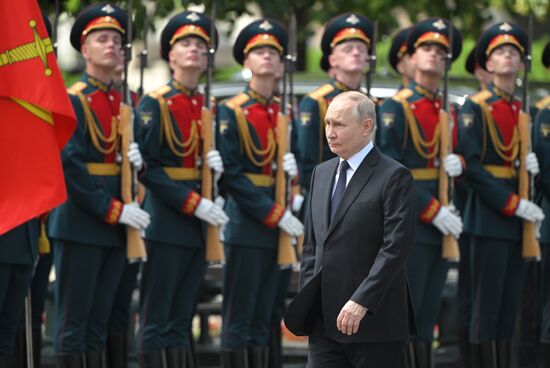 Russia Putin WWII Memory and Sorrow Day