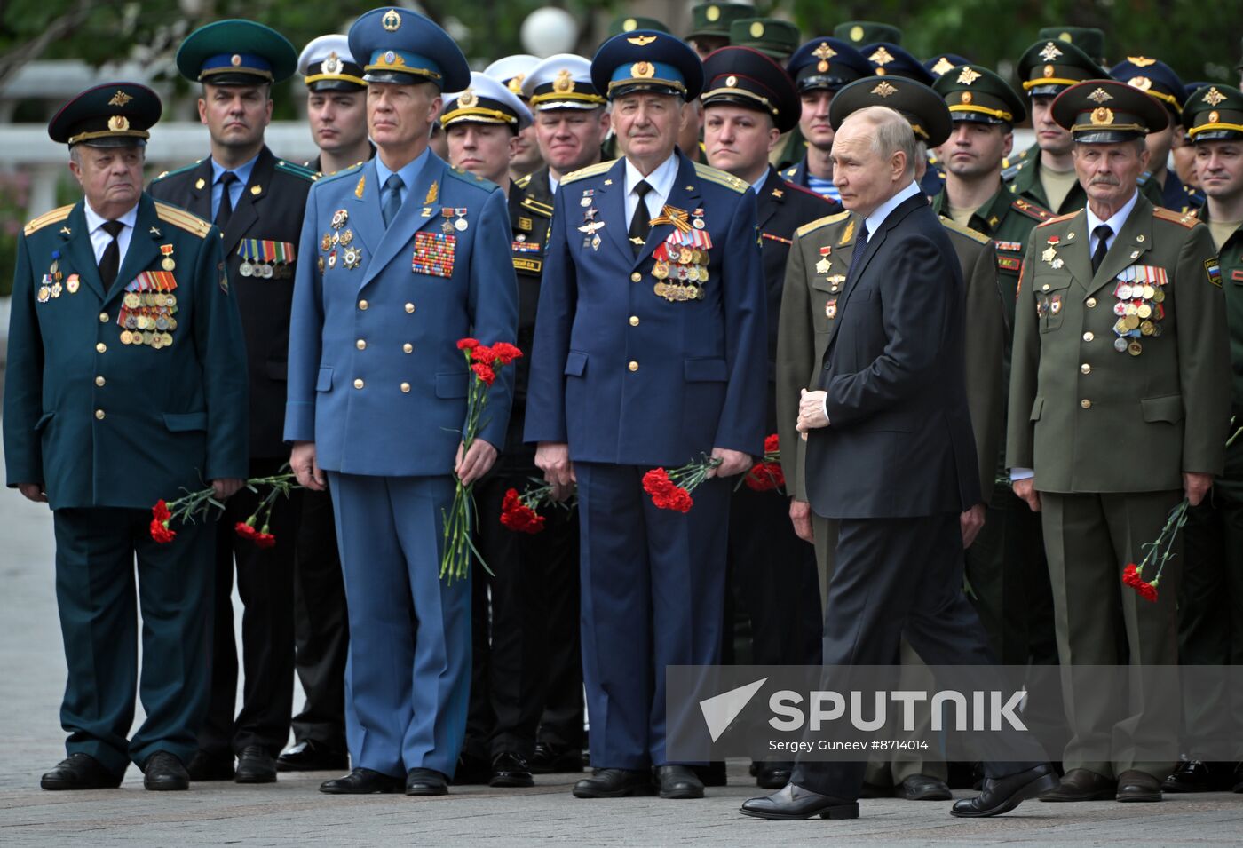 Russia Putin WWII Memory and Sorrow Day