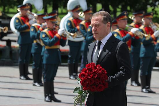 Russia Putin WWII Memory and Sorrow Day