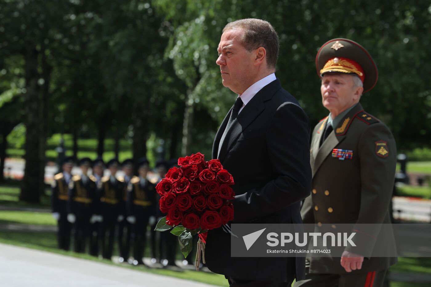 Russia Putin WWII Memory and Sorrow Day