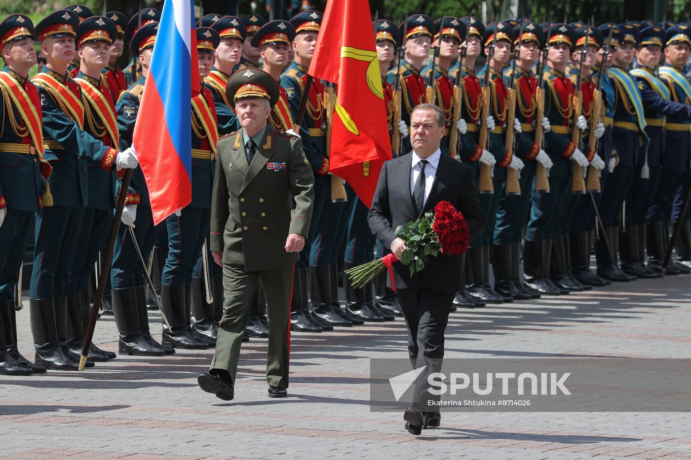 Russia Putin WWII Memory and Sorrow Day