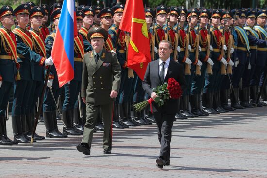 Russia Putin WWII Memory and Sorrow Day