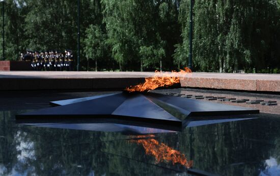 Russia Putin WWII Memory and Sorrow Day