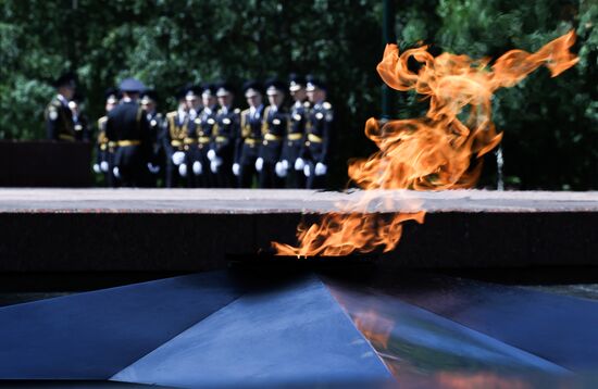 Russia Putin WWII Memory and Sorrow Day