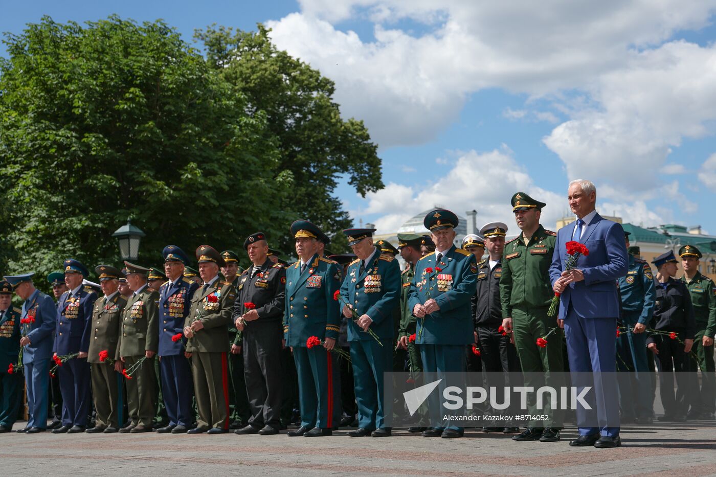 Russia Putin WWII Memory and Sorrow Day