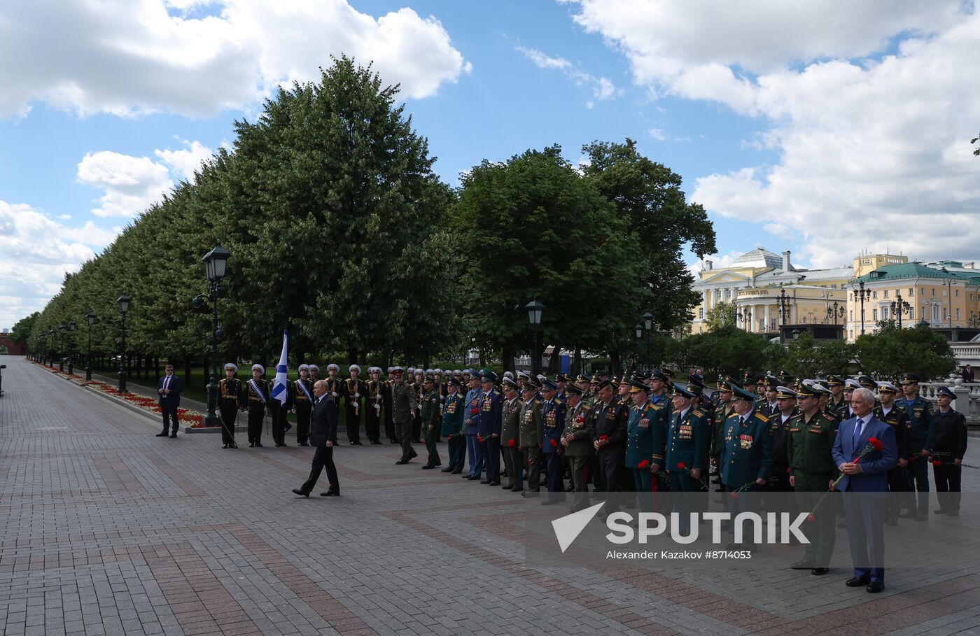 Russia Putin WWII Memory and Sorrow Day