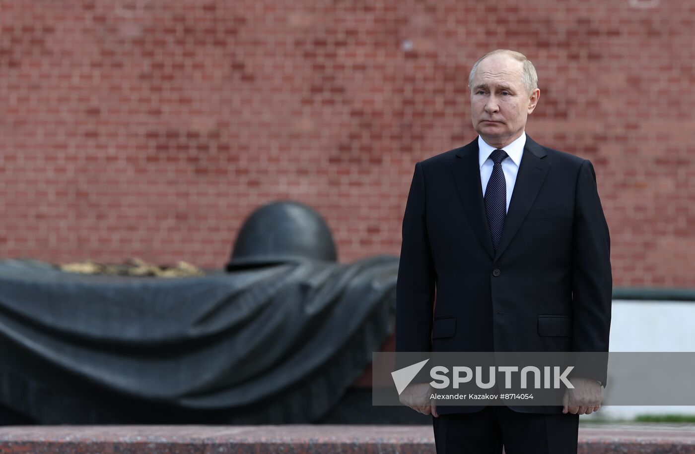 Russia Putin WWII Memory and Sorrow Day