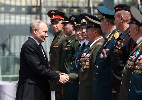 Russia Putin WWII Memory and Sorrow Day