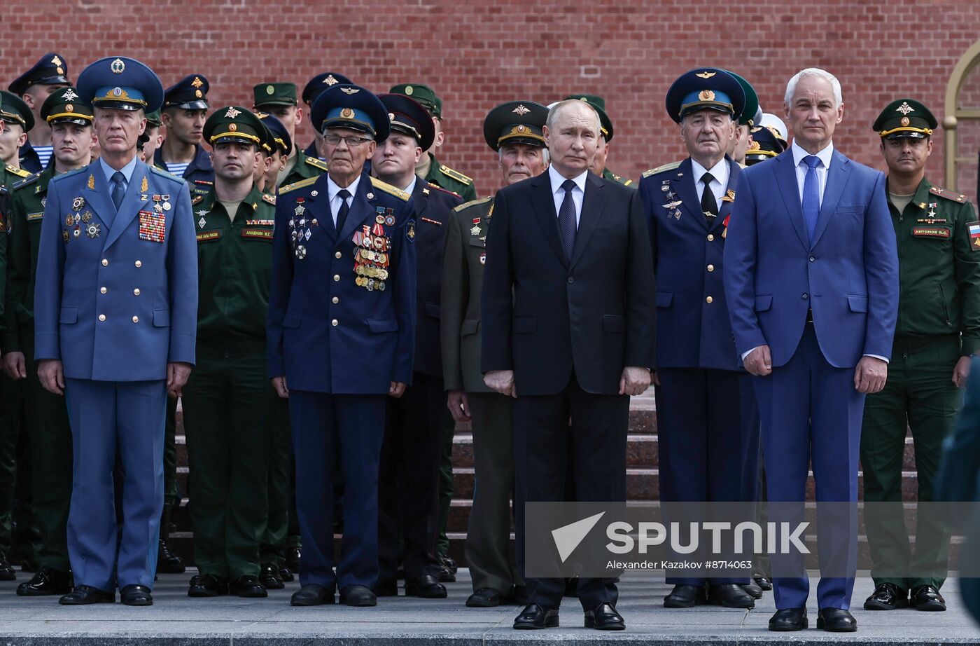 Russia Putin WWII Memory and Sorrow Day