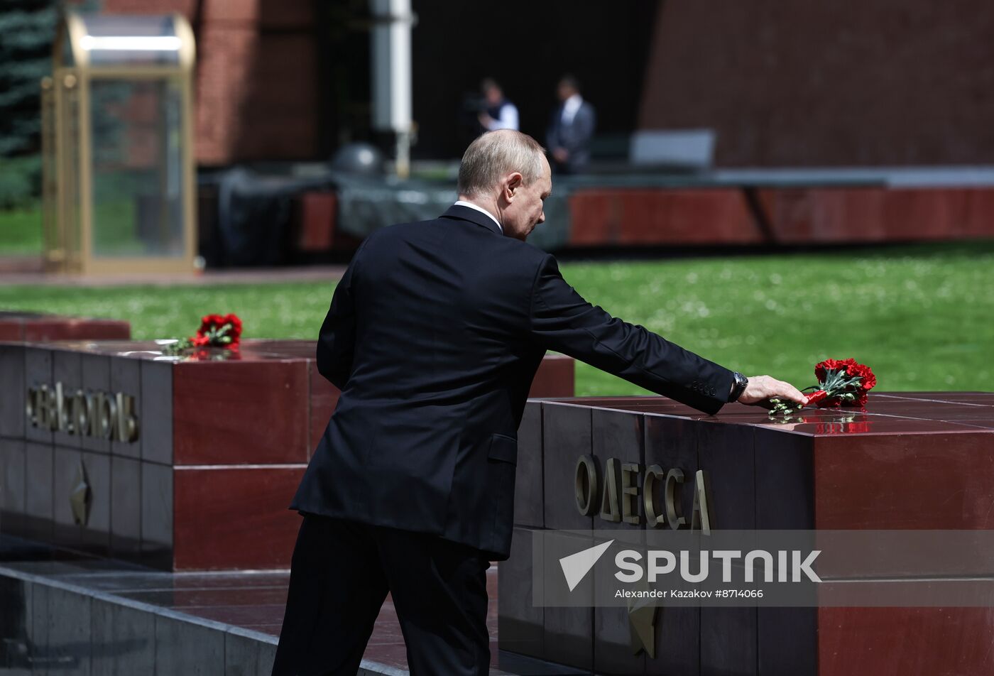 Russia Putin WWII Memory and Sorrow Day