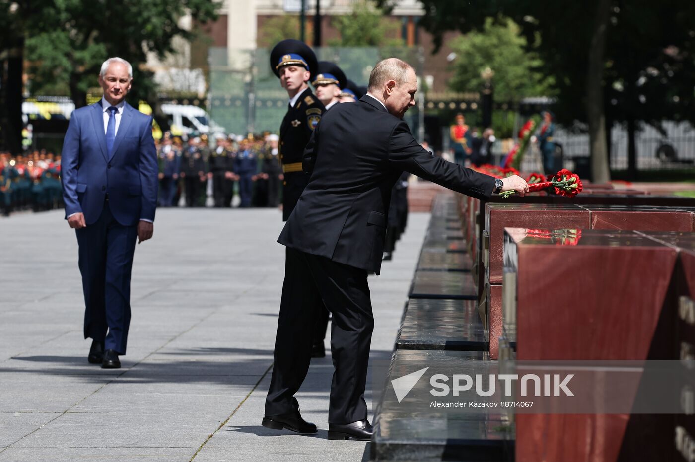 Russia Putin WWII Memory and Sorrow Day