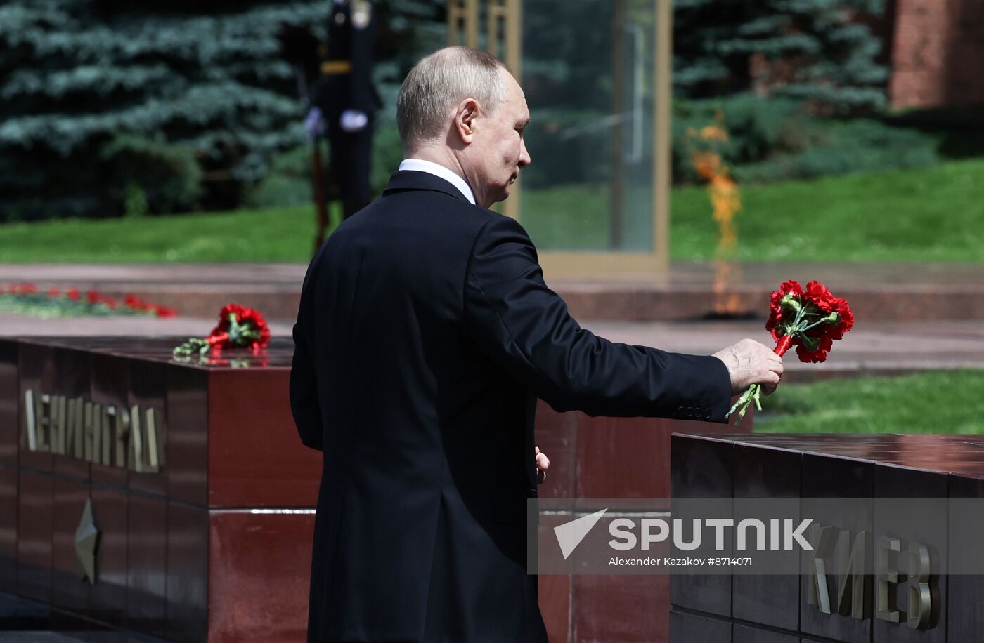 Russia Putin WWII Memory and Sorrow Day