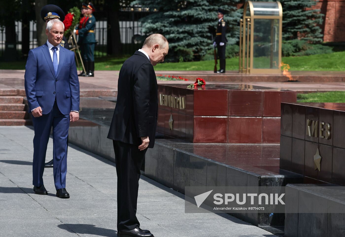 Russia Putin WWII Memory and Sorrow Day