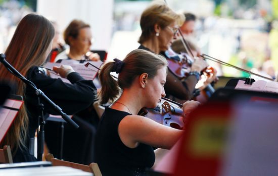 RUSSIA EXPO. Requiem: Eternal Glory to the Heroes musical and poetic composition