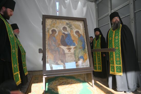 Russia Religion Trinity Icon