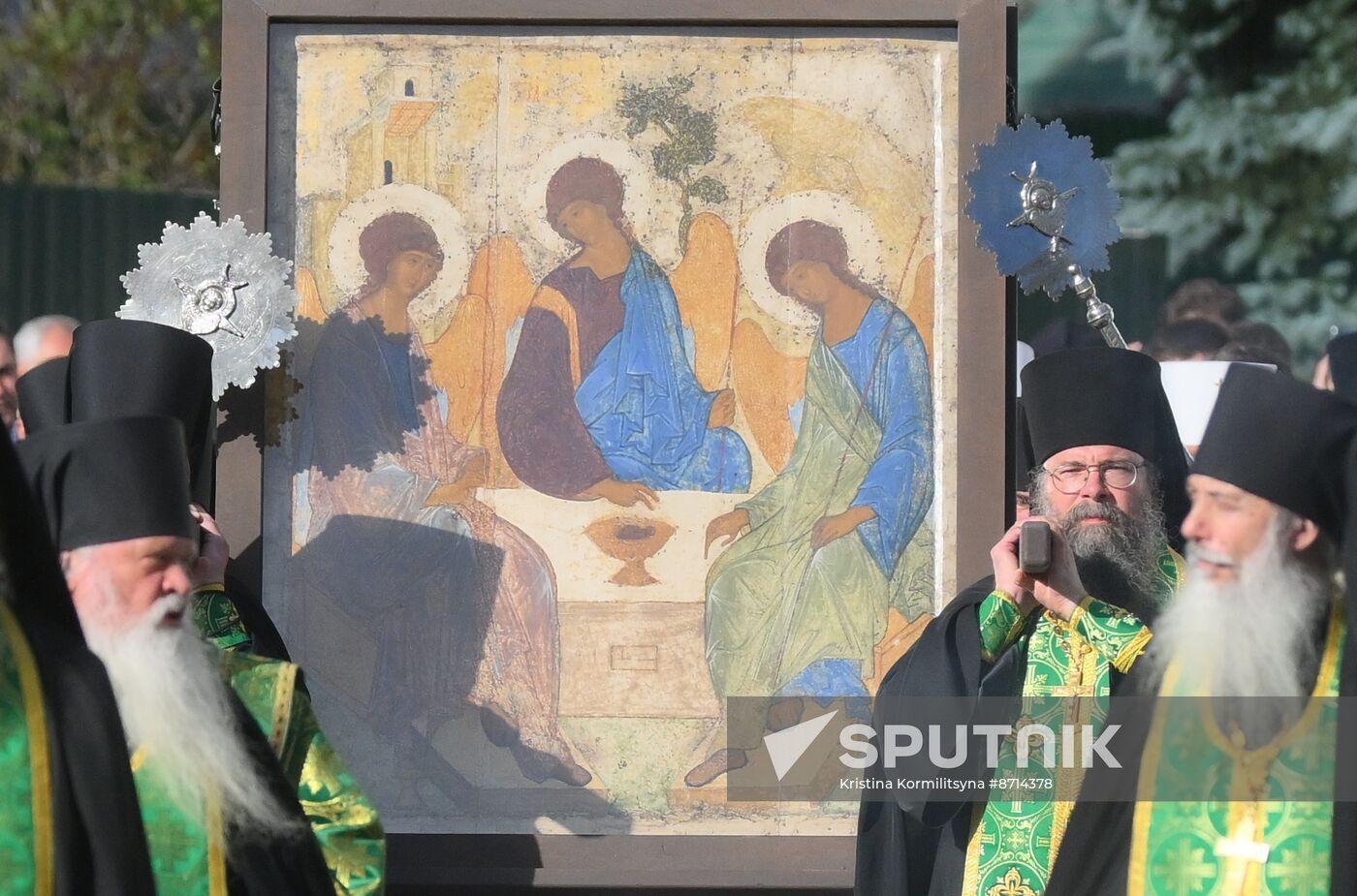 Russia Religion Trinity Icon