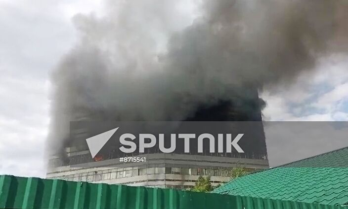 Russia Research Institute Fire