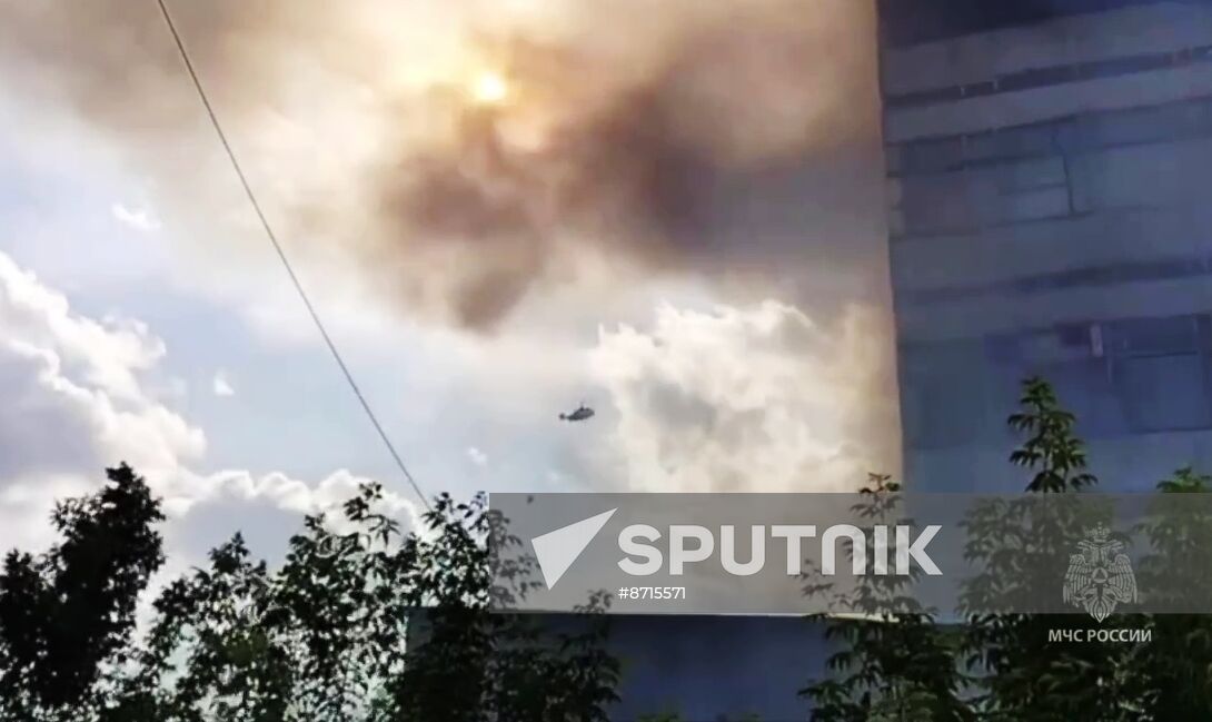 Russia Research Institute Fire