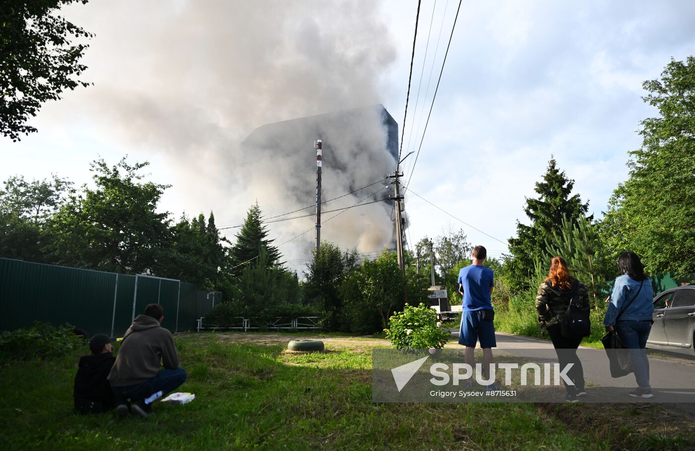 Russia Research Institute Fire