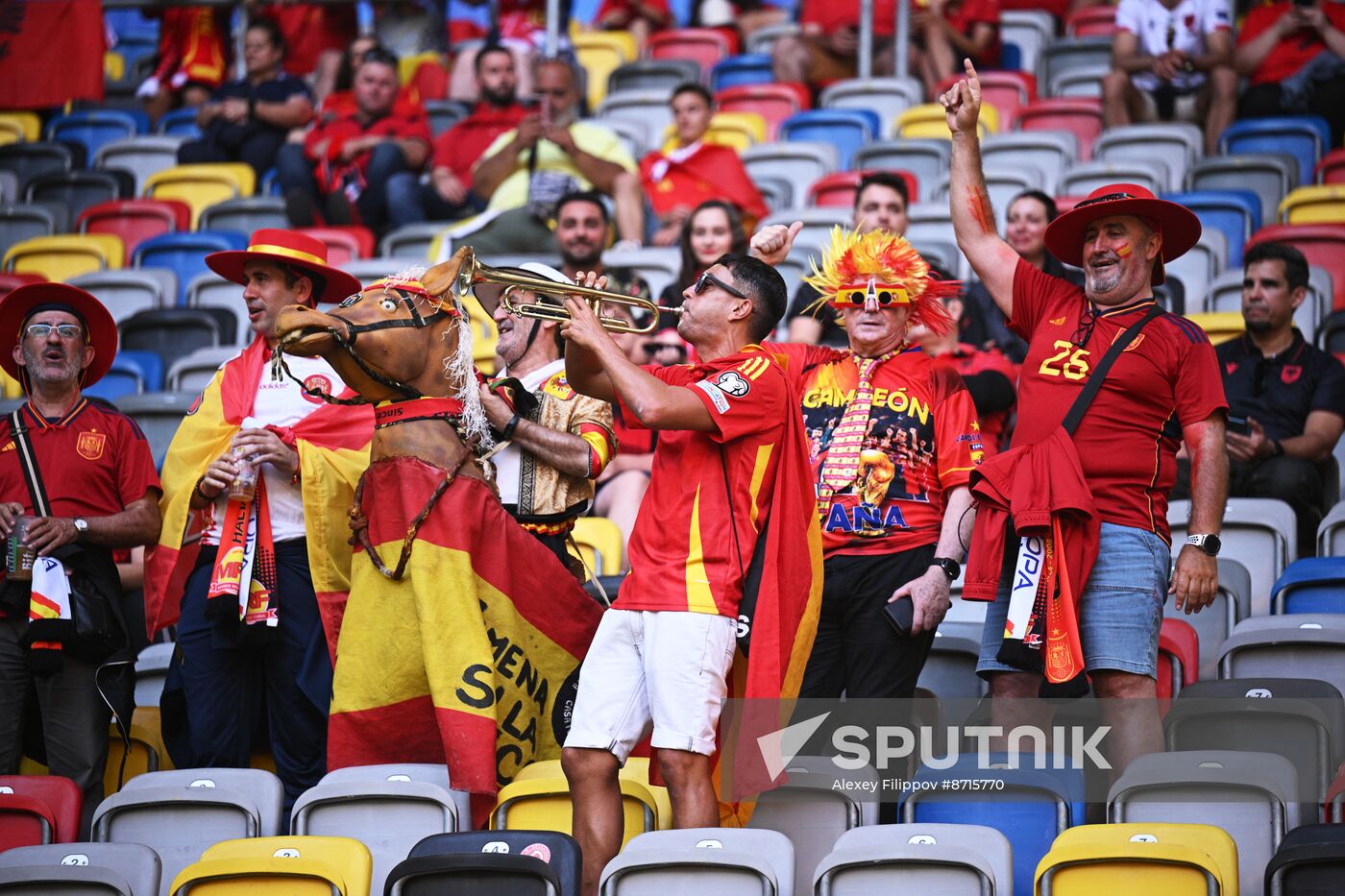 Russia Soccer Euro 2024 Albania - Spain