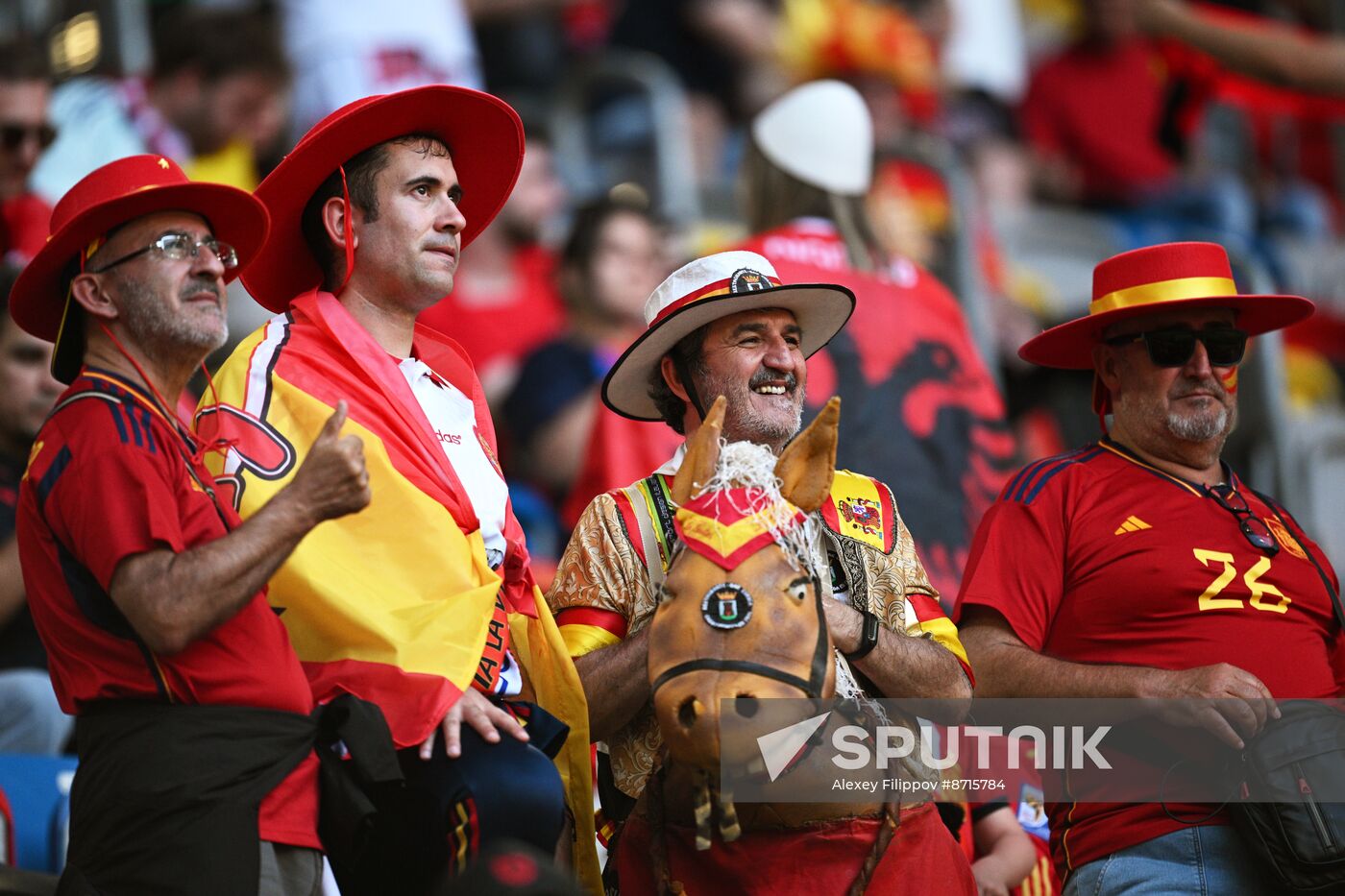 Russia Soccer Euro 2024 Albania - Spain