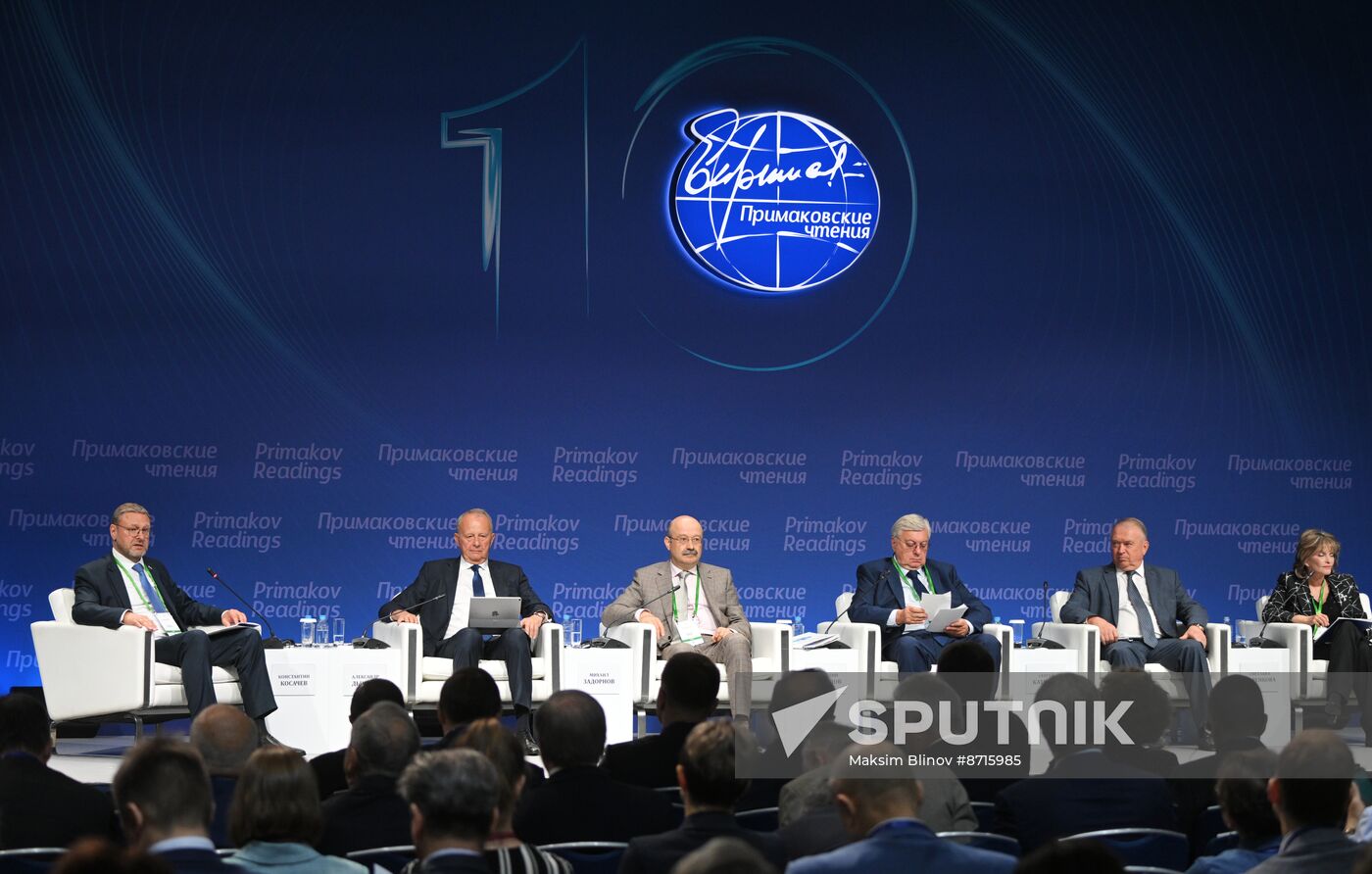 Russia Primakov Readings Forum