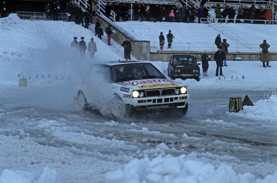 Castrol Rally - Russian Winter international rally in Moscow
