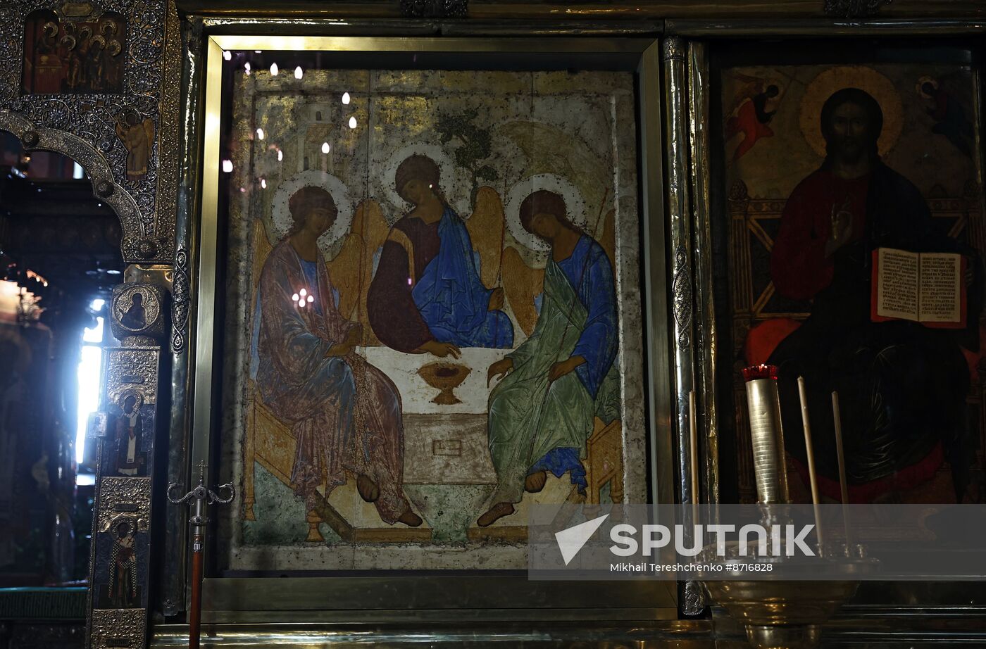 Russia Putin Trinity Sergius Lavra