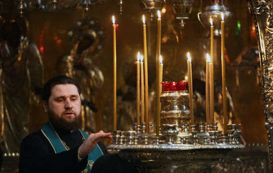 Russia Putin Trinity Sergius Lavra