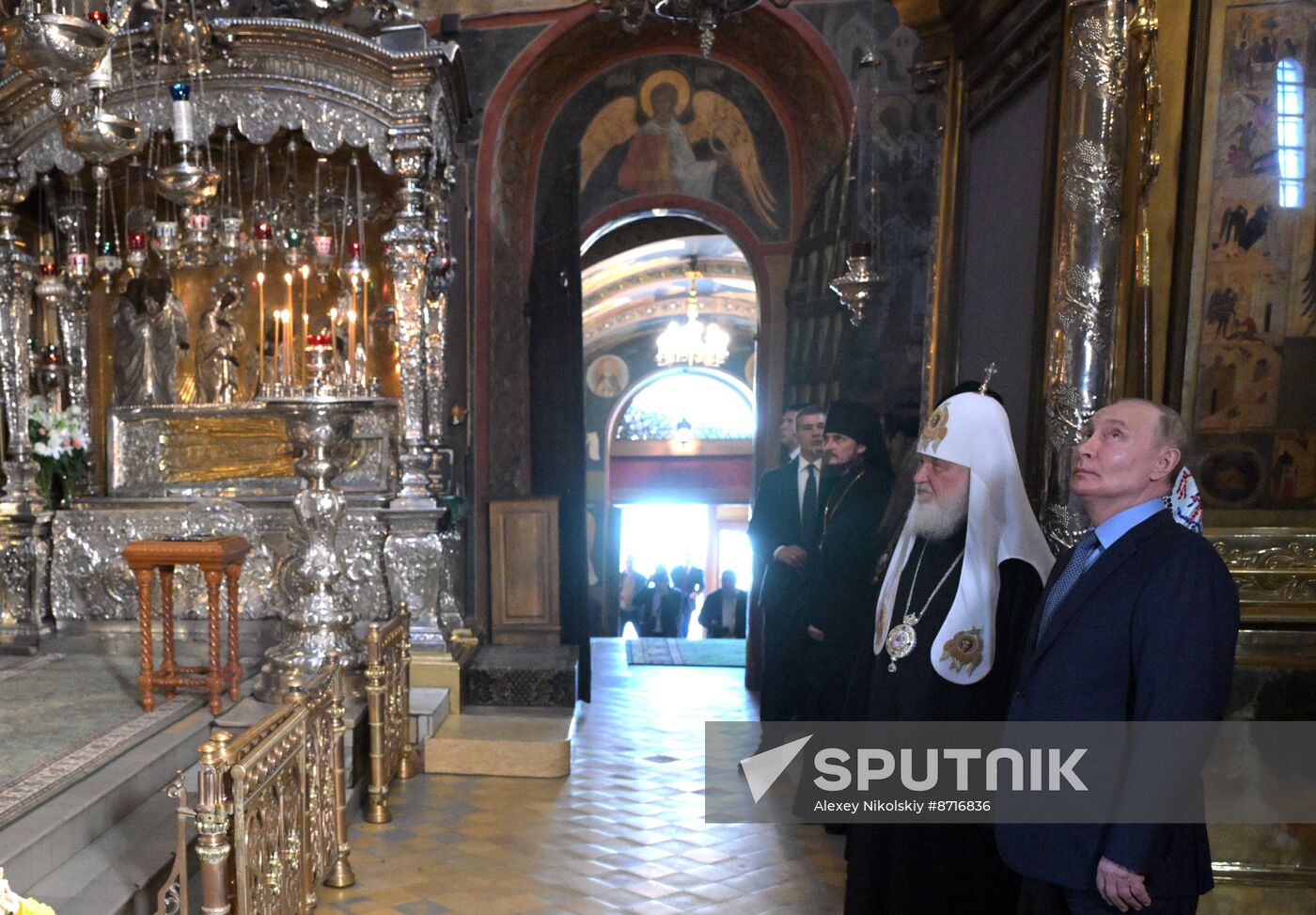 Russia Putin Trinity Sergius Lavra