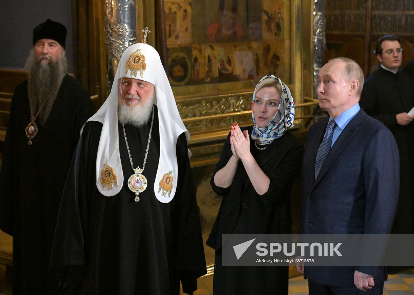 Russia Putin Trinity Sergius Lavra