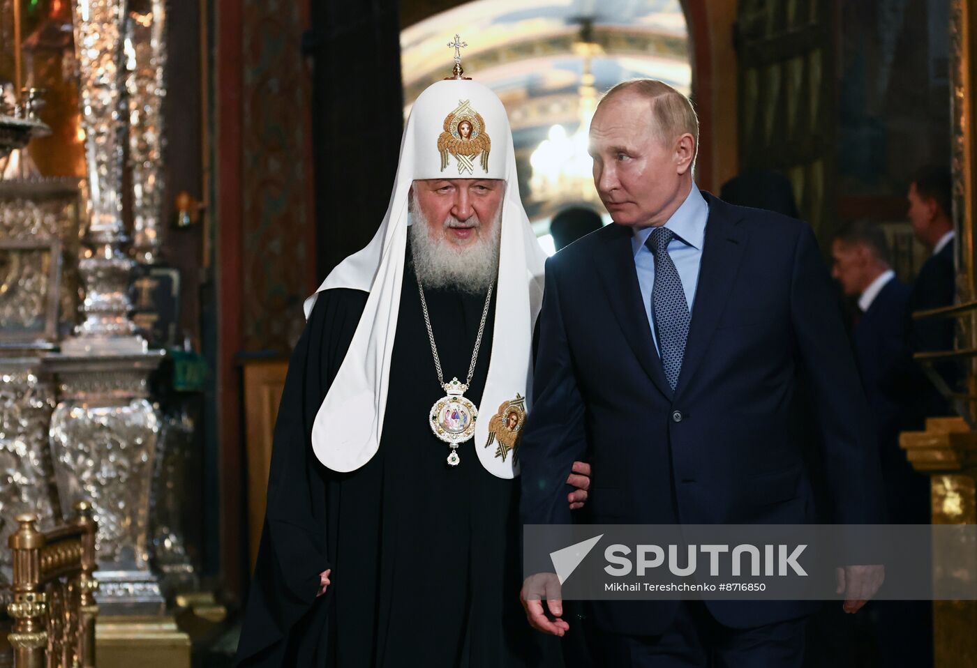 Russia Putin Trinity Sergius Lavra