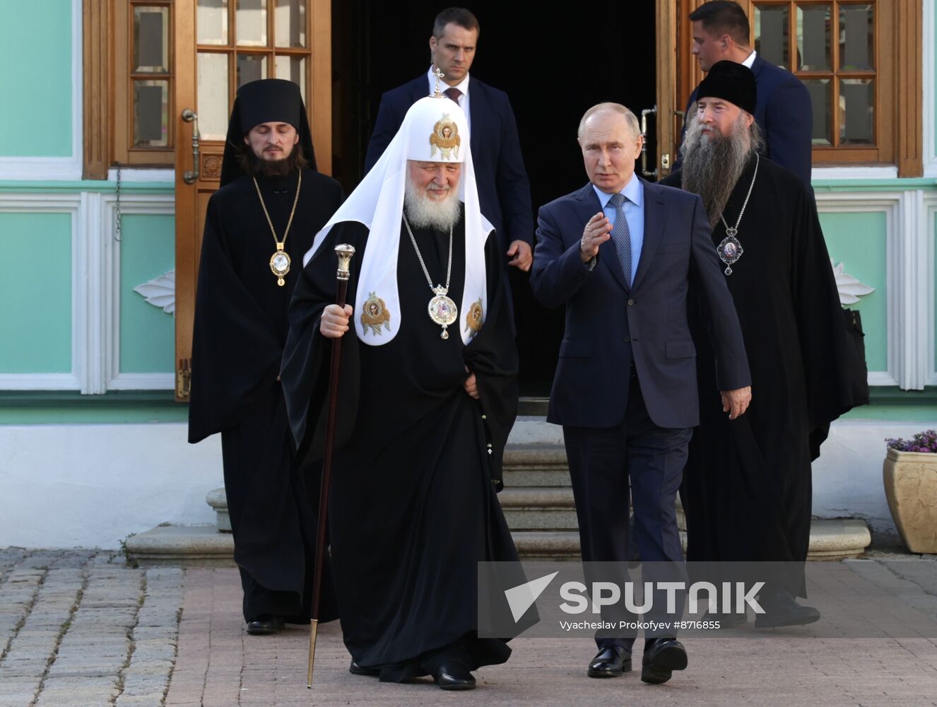 Russia Putin Trinity Sergius Lavra