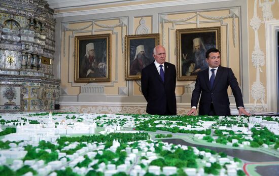 Russia Putin Trinity Sergius Lavra