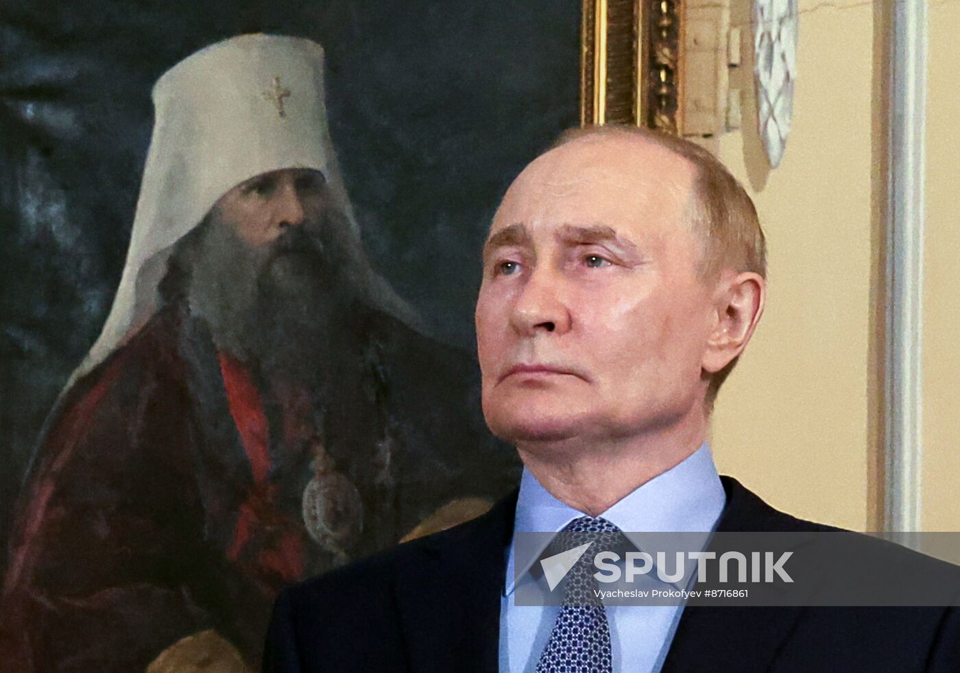 Russia Putin Trinity Sergius Lavra