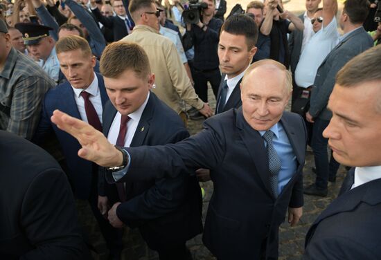 Russia Putin Trinity Sergius Lavra