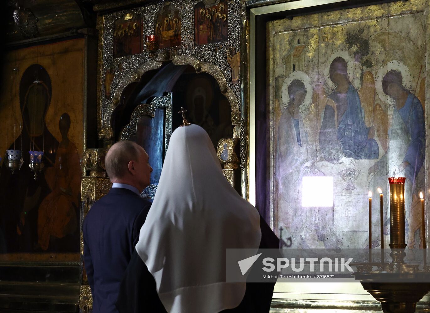 Russia Putin Trinity Sergius Lavra