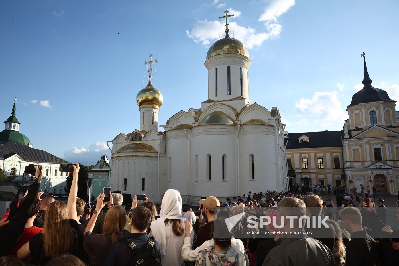 Russia Putin Trinity Sergius Lavra