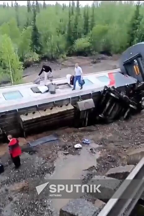 Russia Passenger Train Derailment